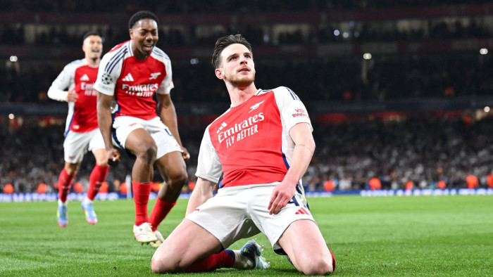 Declan Rise két álomgóljával az Arsenal kiütötte a Real Madridot