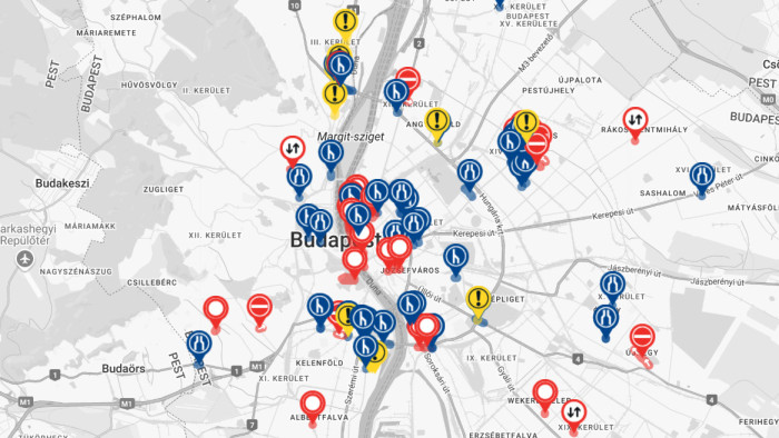 Most kapaszkodjanak a közlekedők – lezárások Budapesten, idősávokkal