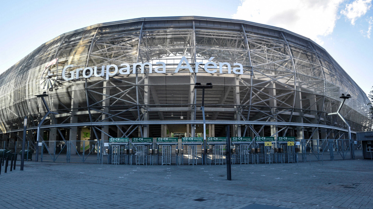 Budapest, 2020. október 5. A Groupama Aréna, a Ferencvárosi TC labdarúgó stadionja a IX. kerület, Üllői út 129-ben. MTVA/Bizományosi: Róka László