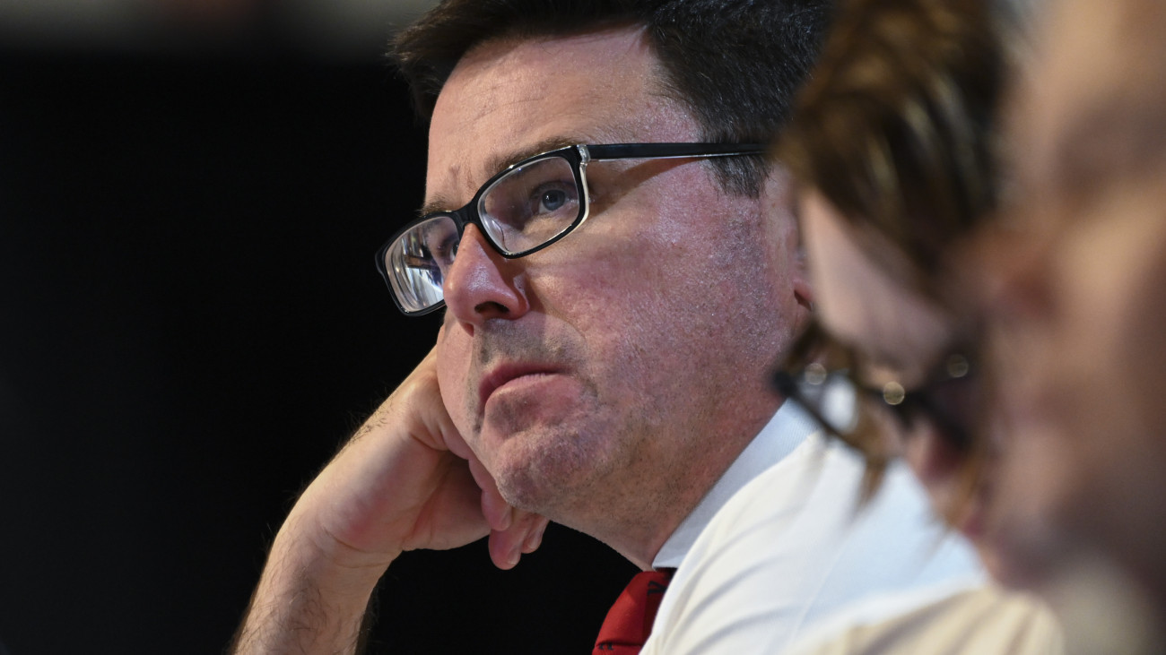 CANBERRA, AUSTRALIA - SEPTEMBER 01:  National Party leader David Littleproud attends a jobs and skills summit at Parliament House on September 1, 2022 in Canberra, Australia. The Australian government is bringing together political, business, union and community group leaders at Parliament House to address issues facing the Australian economy and workforce as inflation and interest rates continue to rise. (Photo by Martin Ollman/Getty Images)