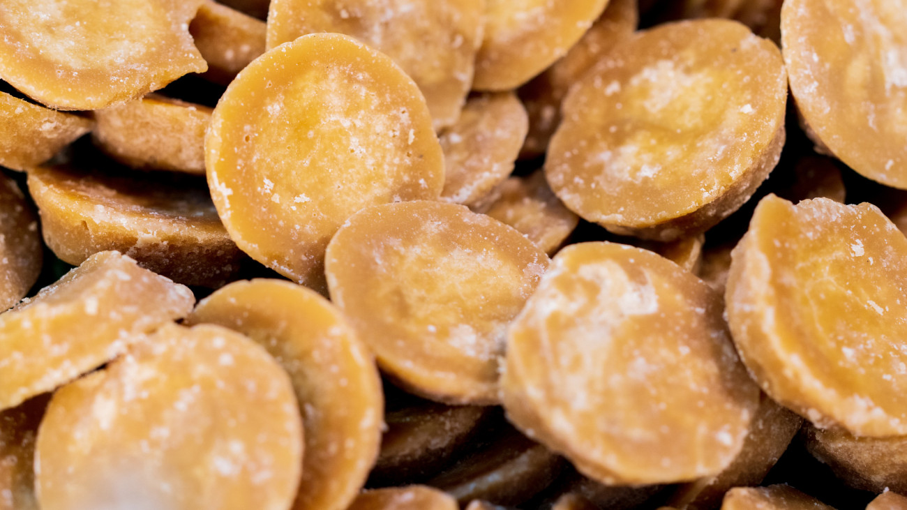 Close up of Palm sugar, thai street food market