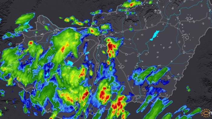 Támadják Budapestet is a csapadékgócok