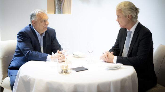 Orbán Viktor megbeszélést folytatott Geert Wildersszel Hágában