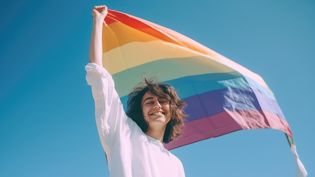 pride szivárványos zászló