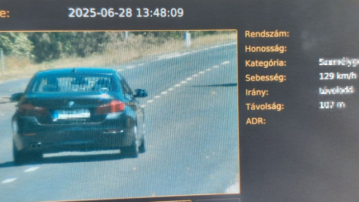 Kiakadt a traffipax Őrhalmon