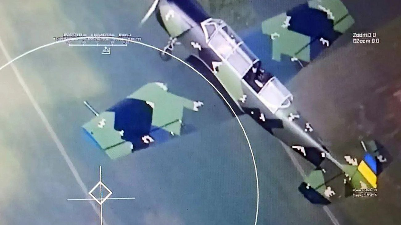 Ukrán drónvadász Jak-52.