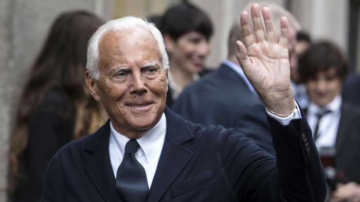 Meghalt Giorgio Armani, a divatvilág ikonikus alakja