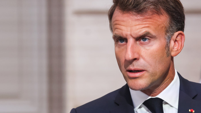 Emmanuel Macron elmondta, mi lenne Ukrajna első védvonala