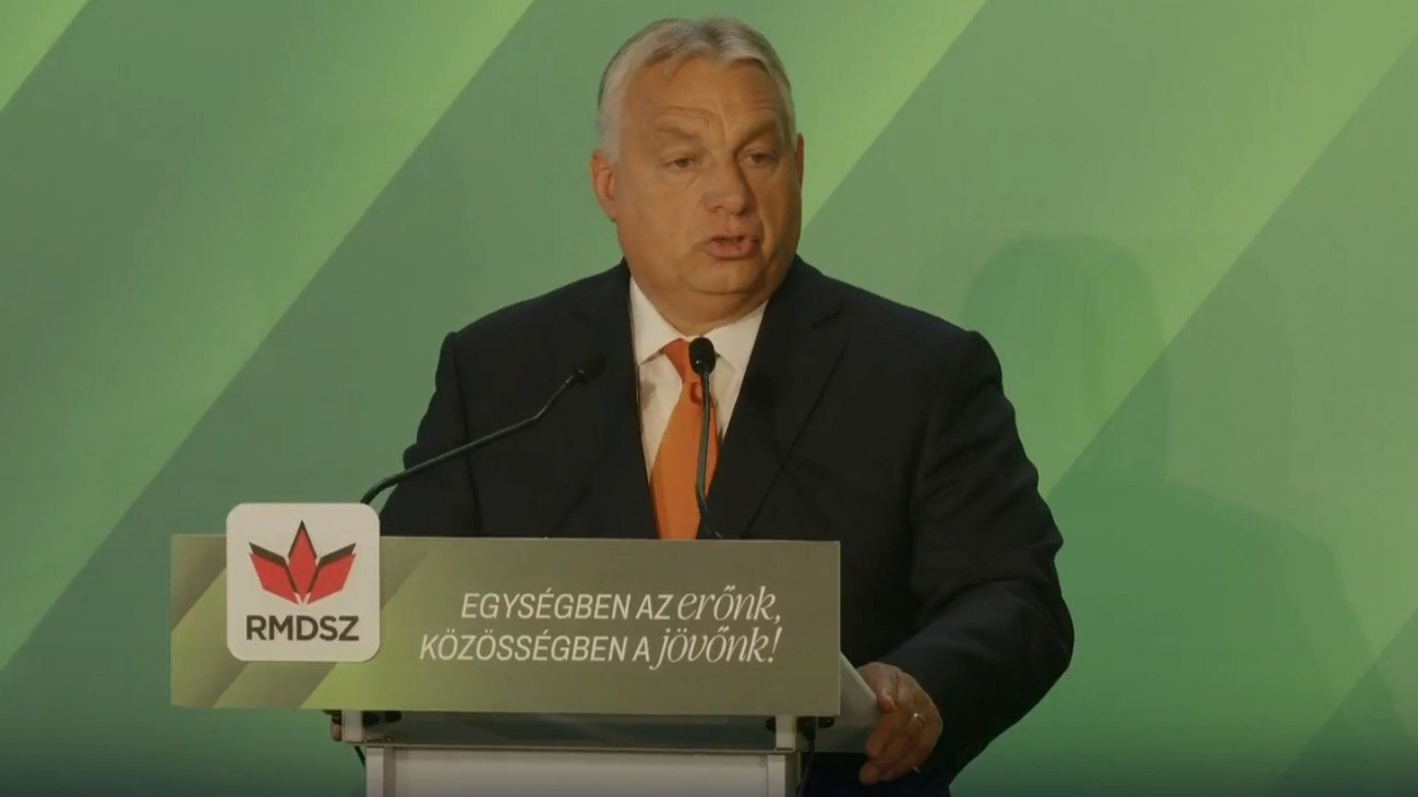 Orbán Viktor az RMDSZ 17. kongresszusán Zsukiménesben