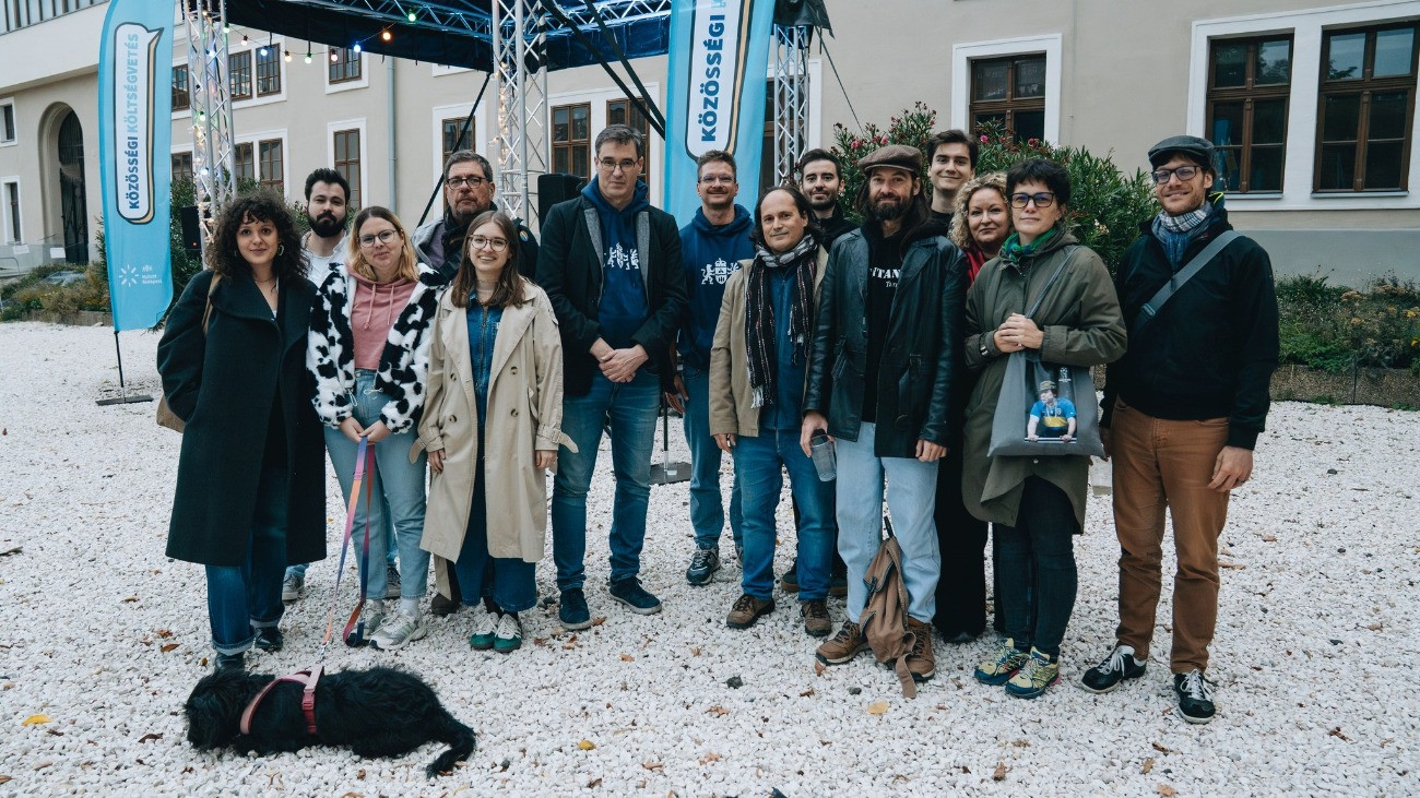 2025. október 10. Közösségi költségvetés eredményhirdetés a Budapest Pop-up Parkban Fotó: Gallov Adrienne