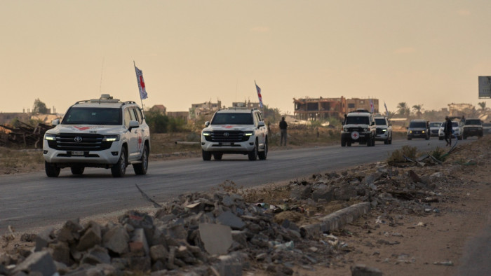 Gond van a Hamász által átadott egyik holttesttel