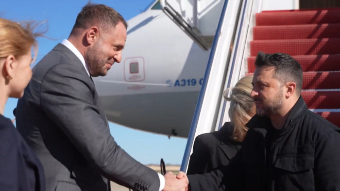 Volodimir Zelenszkij már Washingtonból üzent