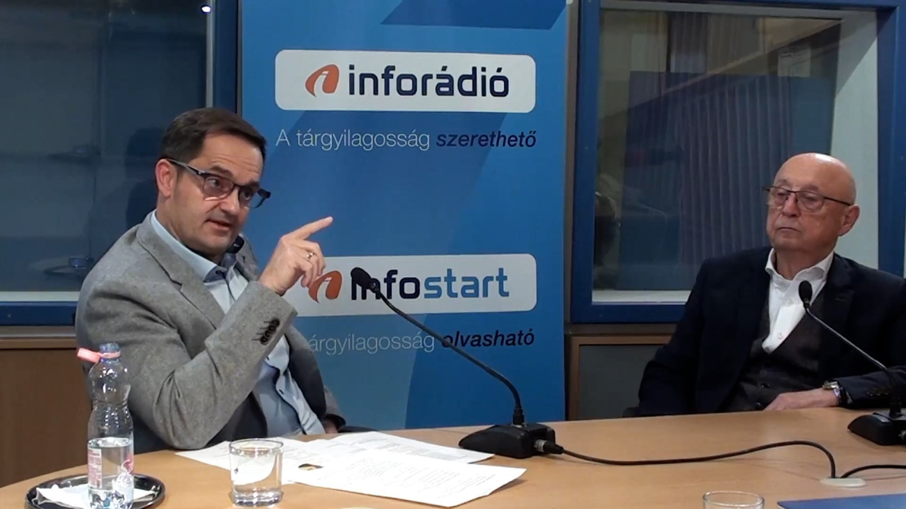 Gablini Gábor, a Gépjármű Márkakereskedők Országos Szövetségének elnöke és László Richárd, a Toyota Central Europe Magyarországért felelős igazgatója, a Magyar Gépjárműimportőrök Egyesületének elnökségi tagja az InfoRádió Aréna című műsorában.