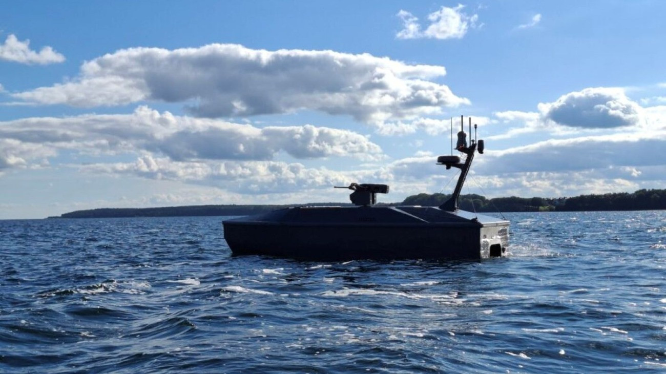 A  lengyel Viharlovas tengeri drón.