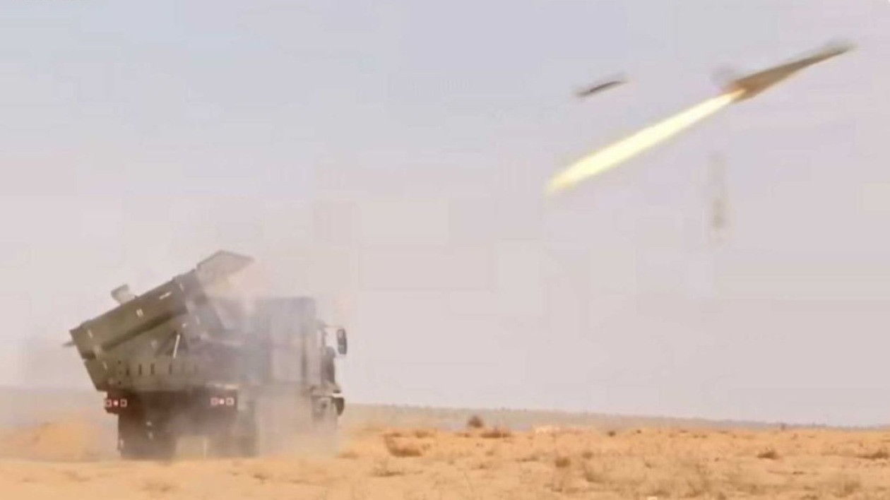 ASN-301 kínai radarromboló drón indítása.