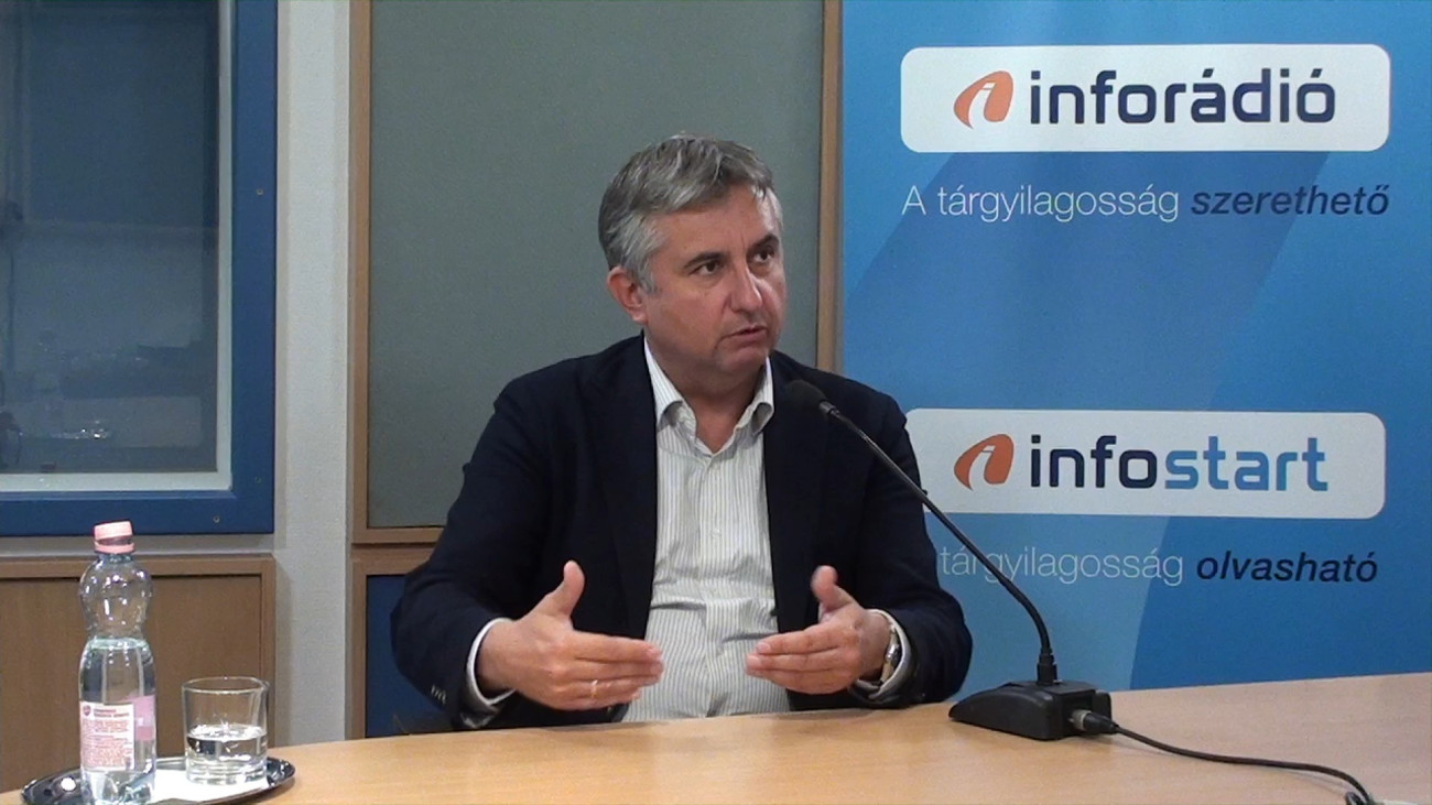 Demkó Attila, a Nemzeti Közszolgálati Egyetem John Lukács Intézet Stratégiai Jövők Programjának vezetője az InfoRádió Aréna című műsorában.