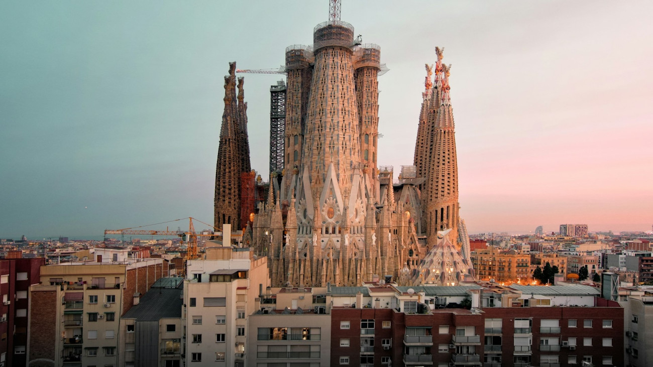 A barcelonai Sagrada Família templom.