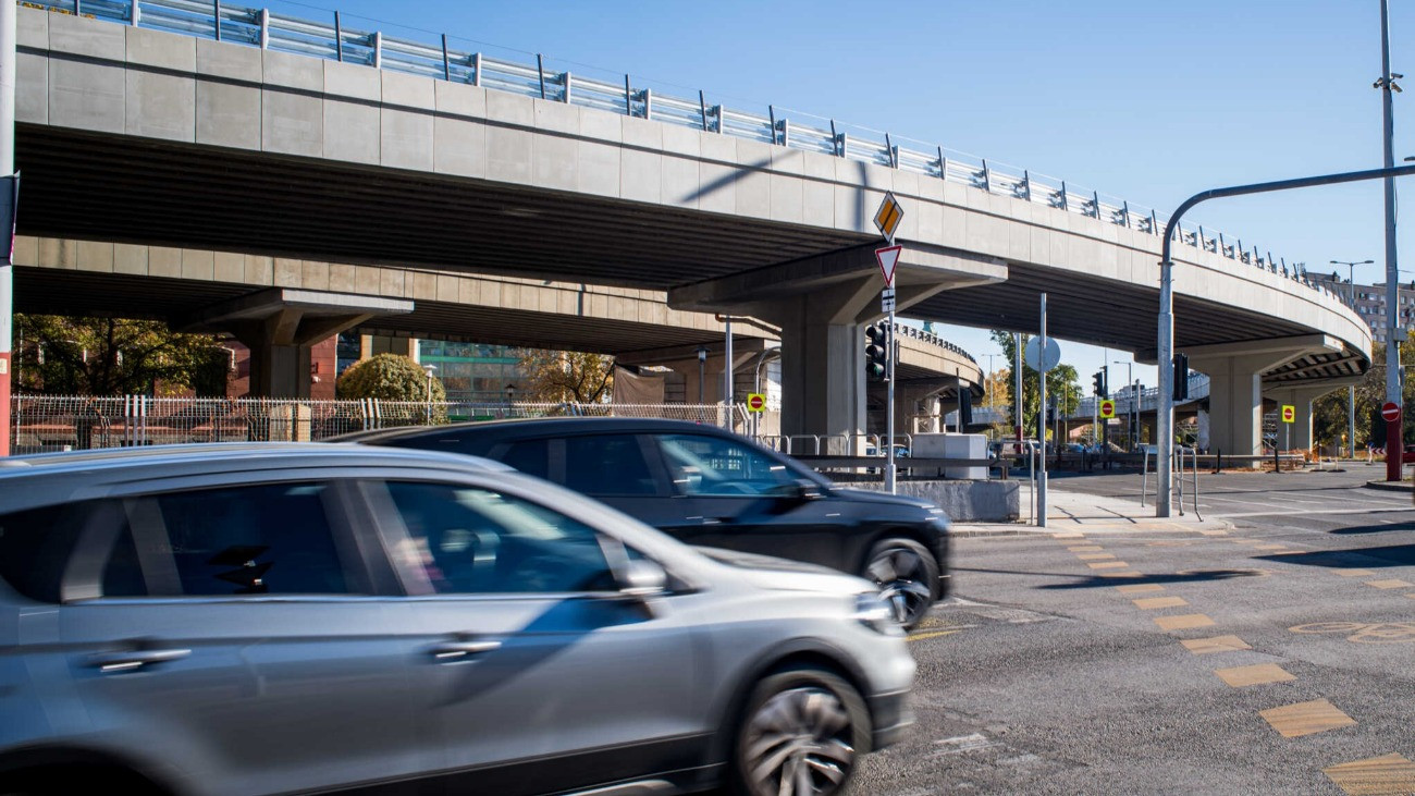 A Flórián téri felüljáró felújításának állása 2025. októberében