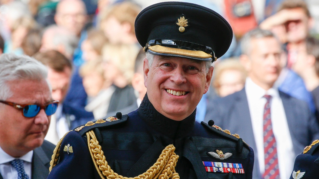 András yorki herceg, II. Erzsébet brit királynõ és Fülöp edinburgh-i herceg harmadik gyermeke a belgiumi Brugge város német megszállás alóli felszabadulásának 75. évfordulóján tartott ünnepségen 2019. szeptember 7-én.