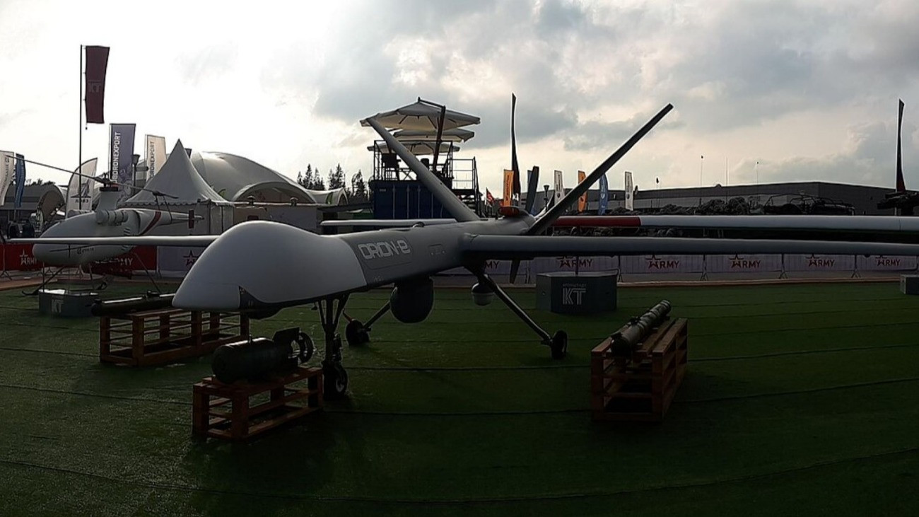 Orion típusú orosz drón.