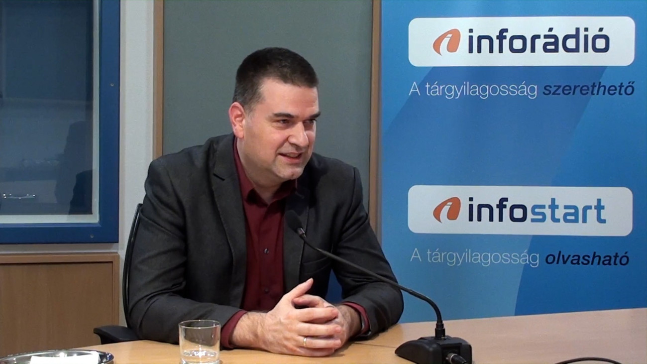 Kiss Ambrus, a Főpolgármester Hivatal főigazgatója az InfoRádió Aréna című műsorában.