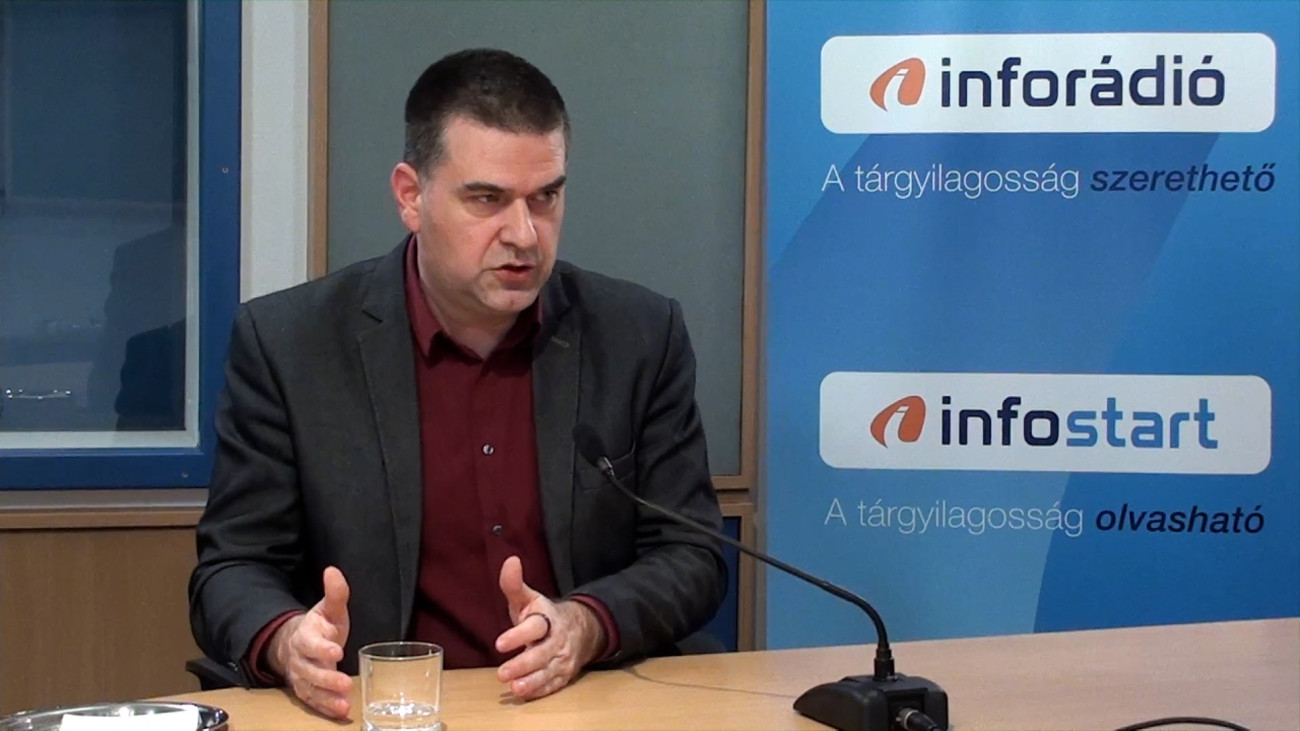 Kiss Ambrus, a Főpolgármester Hivatal főigazgatója az InfoRádió Aréna című műsorában.