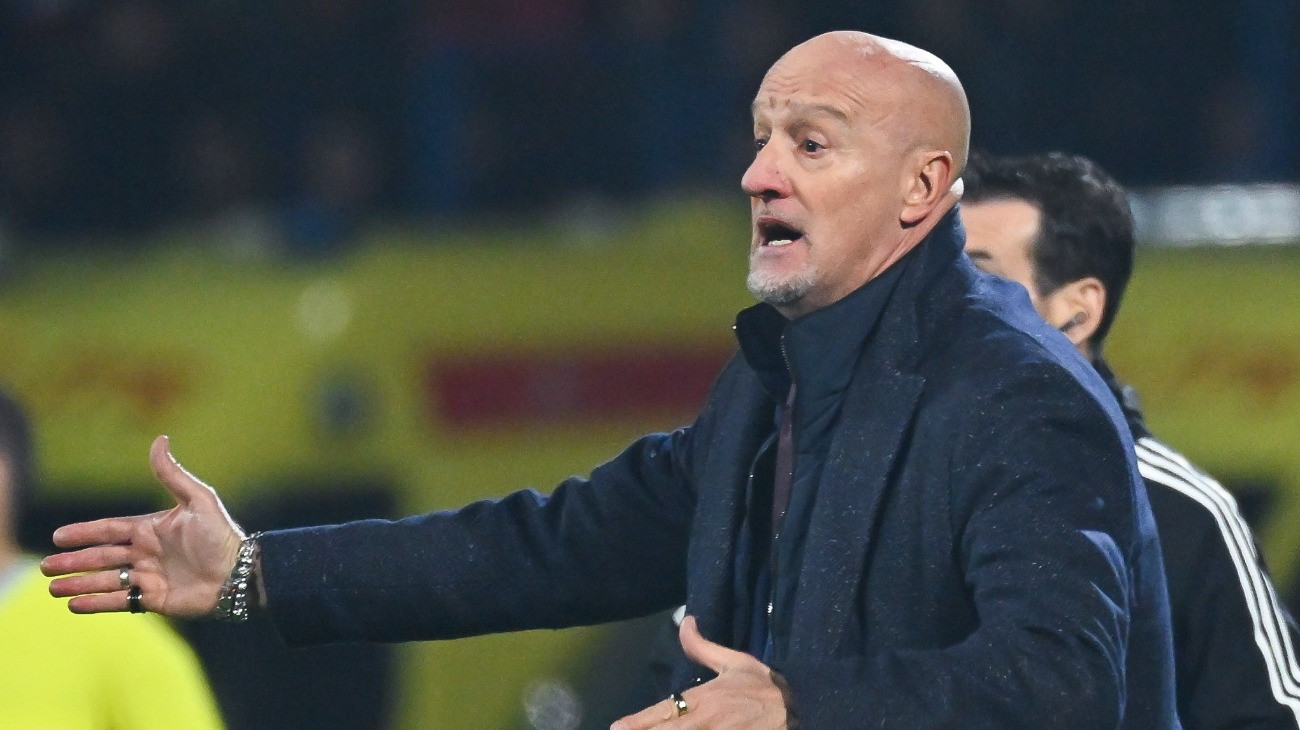 Marco Rossi szövetségi kapitány az Örményország - Magyarország labdarúgó világbajnoki selejtezõ mérkõzésen a jereváni Szargszján Köztársasági Stadionban 2025. november 13-án. A magyar válogatott 1-0-ra nyert.