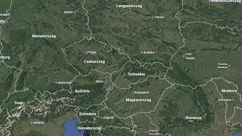 V4-ek Közép-Európában.