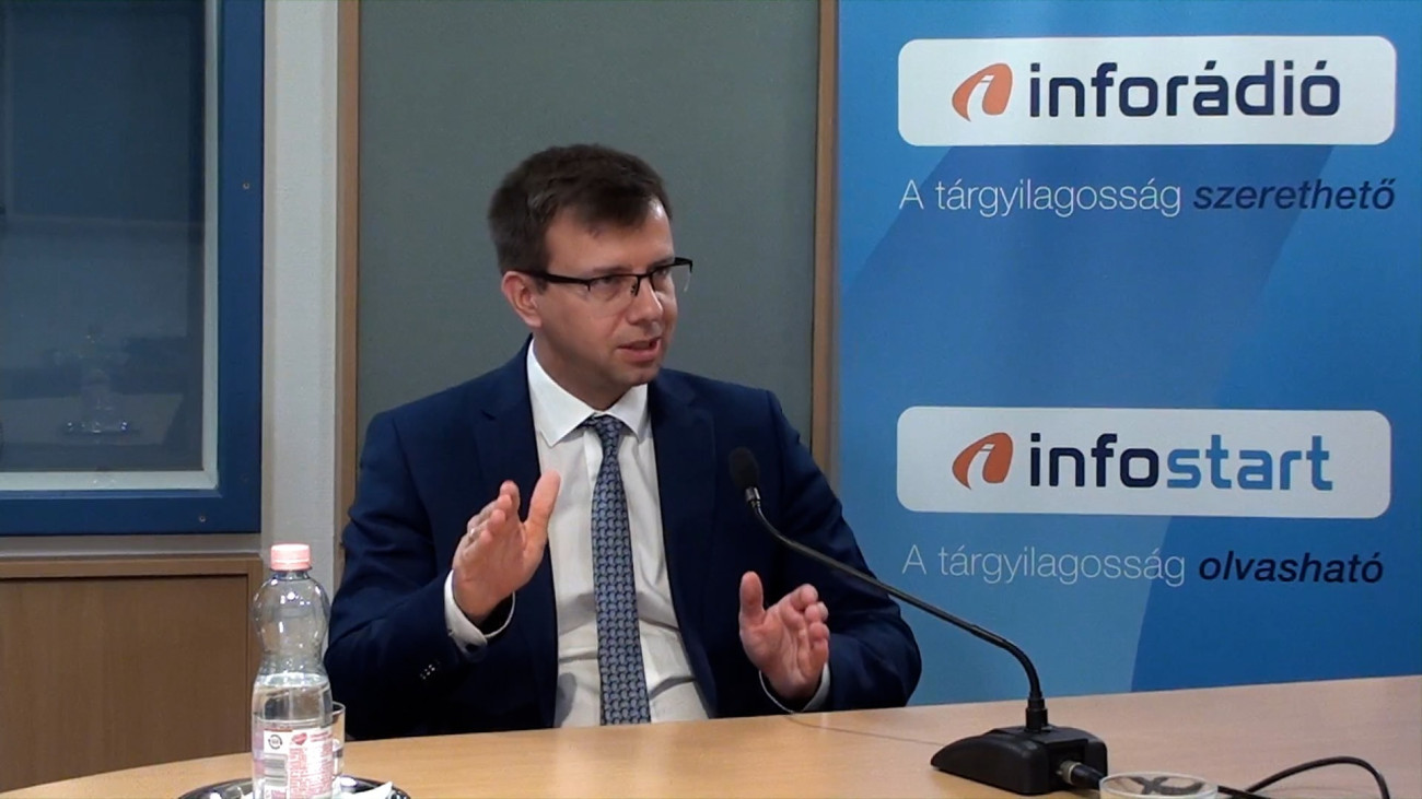 Bóka János az InfoRádió Aréna című műsorában