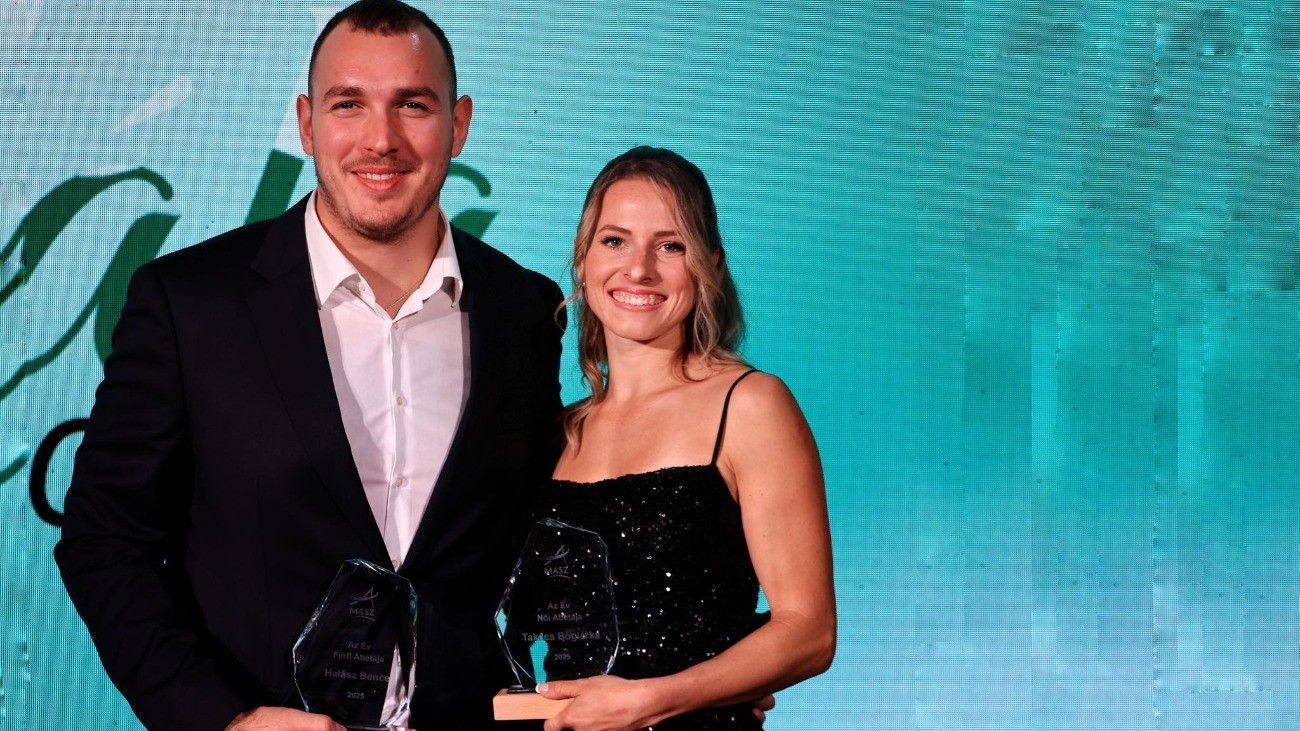 Halász Bence, Takács Boglárka, az év atlétái