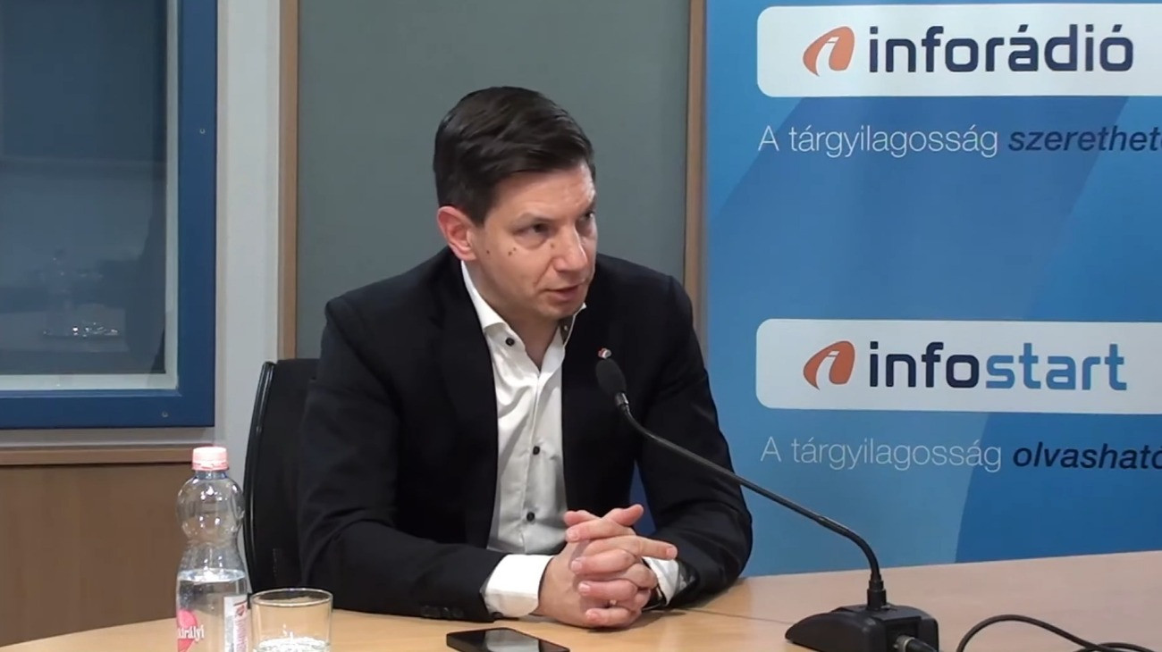 Csendes Olivér az InfoRádió Aréna című műsorában