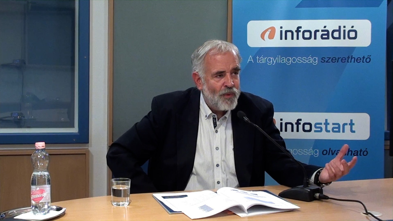 Kollár László Péter, a Magyar Tudományos Akadémia főtitkára az InfoRádió Aréna című műsorában