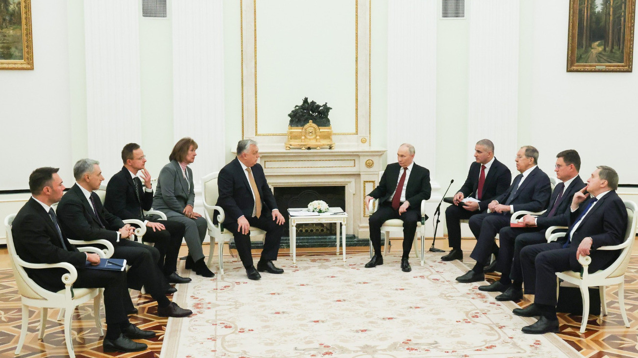 Orbán-Putyin találkozó Moszkvában 2025. november 28-án