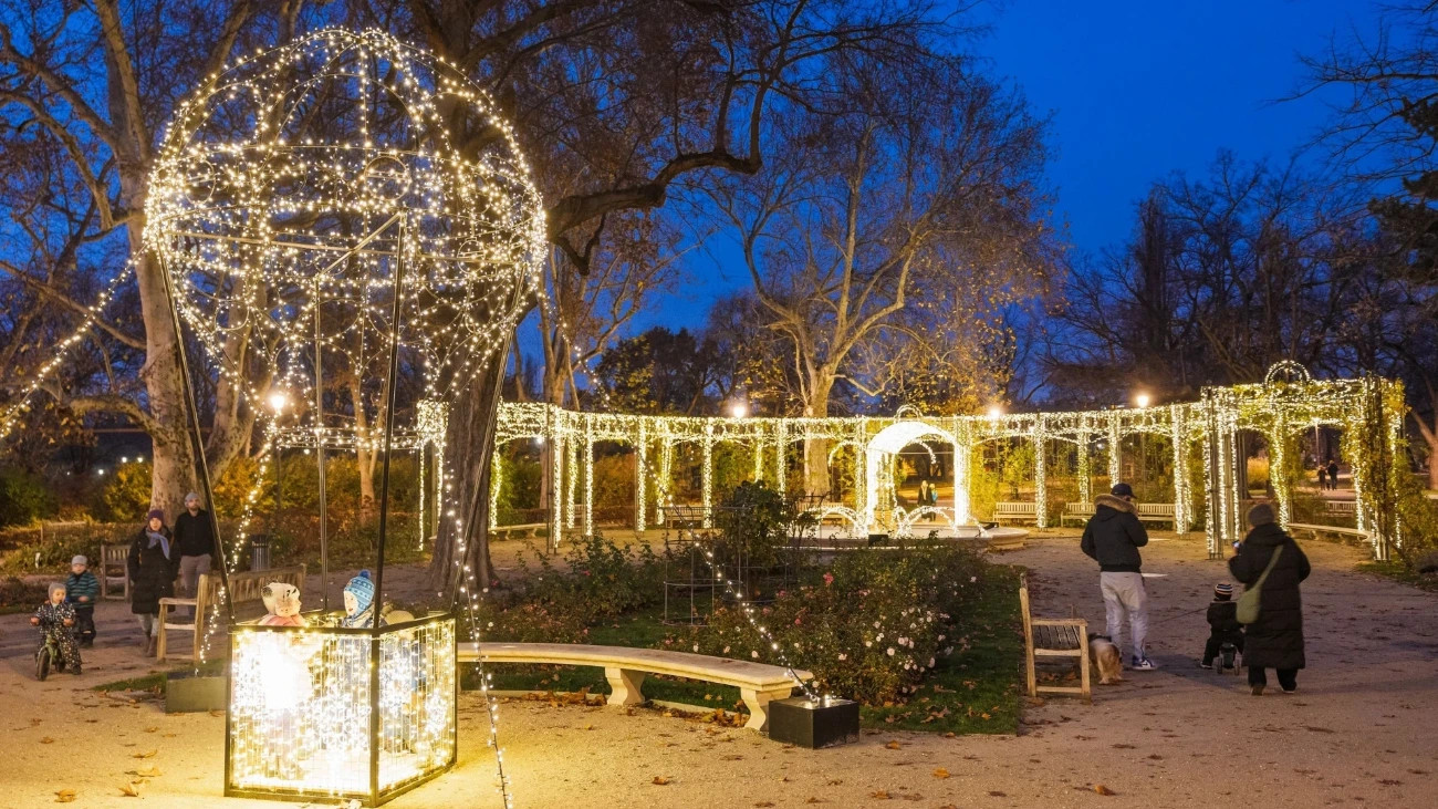 A Fények kertje a budapesti Városligetben