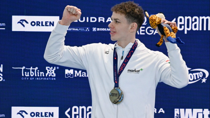 Sárkány Zalán: célom, hogy a nagymedencés versenyeken is olyan eredményeim legyenek, mint rövid pályán