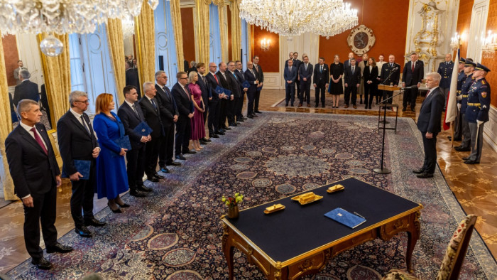Egy miniszter még nem kapott kinevezést az új cseh kormányban