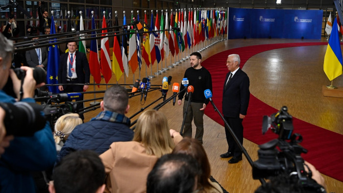 Ukrajna tervezett NATO-tagságáról nyilatkozott Volodimir Zelenszkij