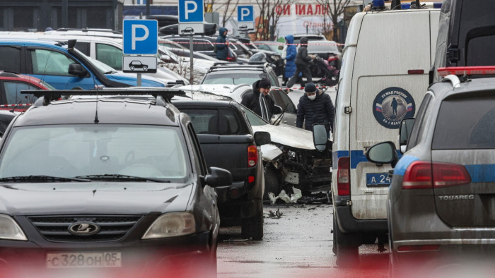Robbantásos merénylet Moszkvában, egy altábornagy volt a célpont – képek