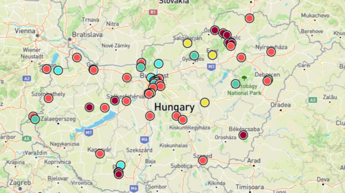 Már van, ahol belélegezhetetlenül rossz a levegő – térkép