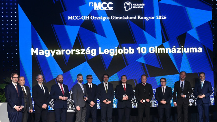 Átadták a legjobb gimnáziumoknak járó díjakat