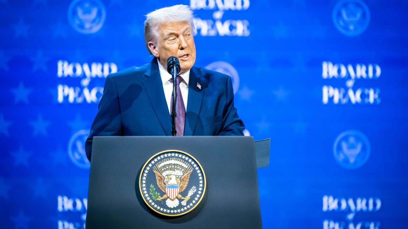 Donald Trump a Béketanács megalakulásakor: örök békét hozunk el a világrégió számára