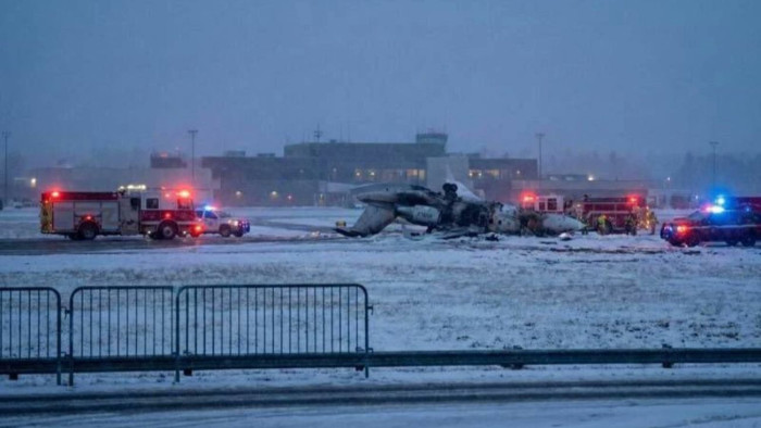 Súlyos légiszerencsétlenség történt a havazás miatt az USA-ban