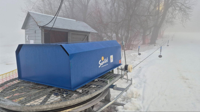 40-50 centi gyártott hó és vadiúj sípálya a Normafán