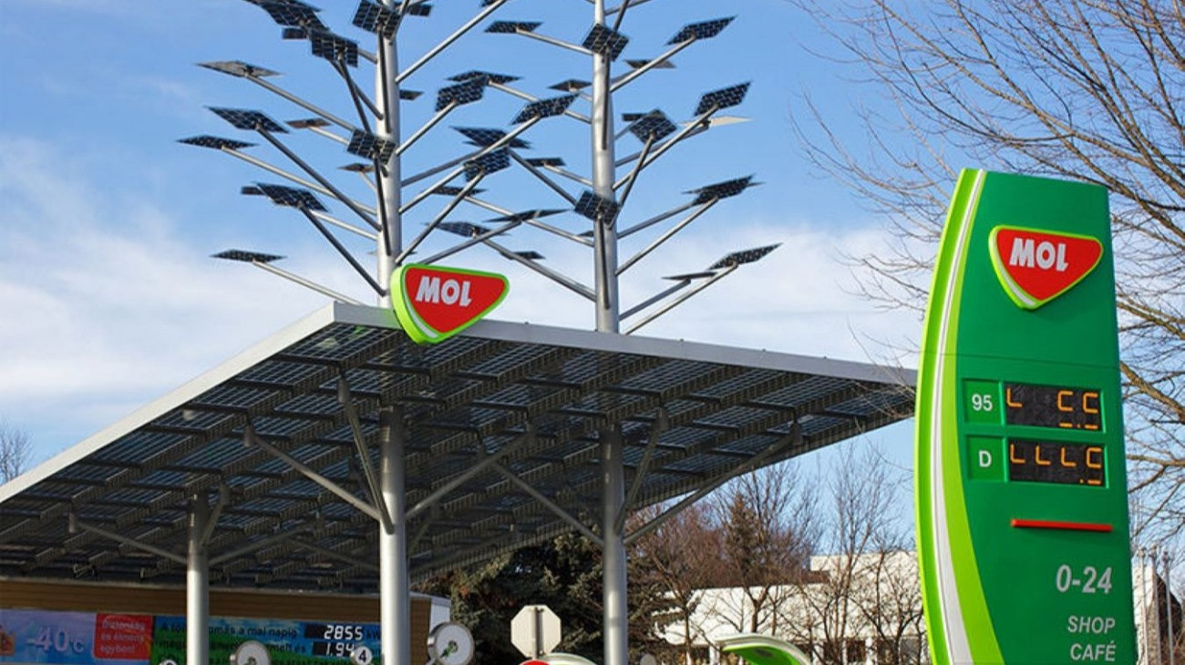 MOL benzinkút.
