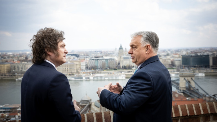 A politika Messijét fogadta Orbán Viktor