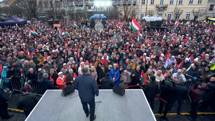 Orbán Viktor Veszprémben: „sajnos, kedves tiszások, még nem jött el a ti időtök!”