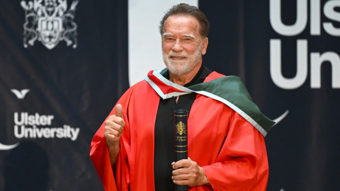 Díszdoktori címet kapott Arnold Schwarzenegger