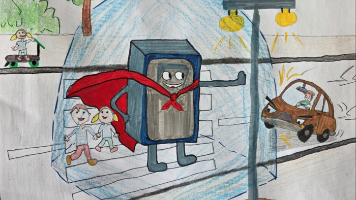 Több ezer autós satuzhat egy kislány rajza miatt