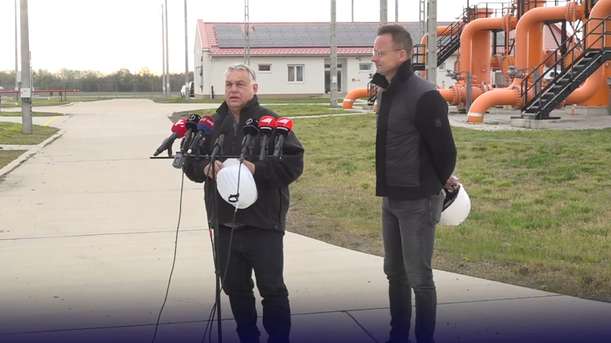 Orbán Viktor a határról: egyelőre nincs veszélyben Magyarország gázellátása, de észnél kell lenni!