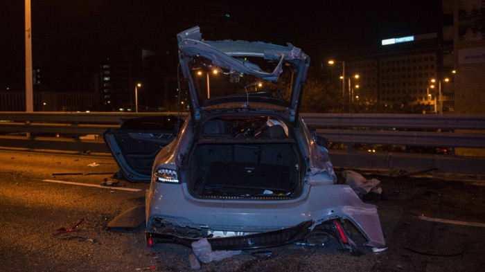 Rommező a Váci úton: videót tett közzé a rendőrség a hajnali tragikus balesetről